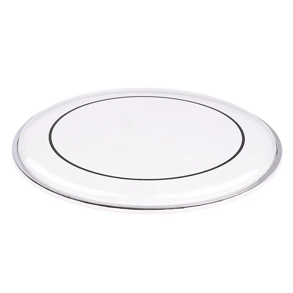 Tooyful Clear Double Layer Drum Head Drum Skin for Drum Kit Set Percussion Accessories