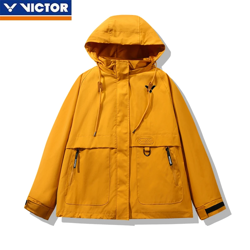 VICTOR Outdoor Mountaineering Waterproof Windproof Jacket Women's Casual Sports Breathable Wear-resistant Tooling Jacket