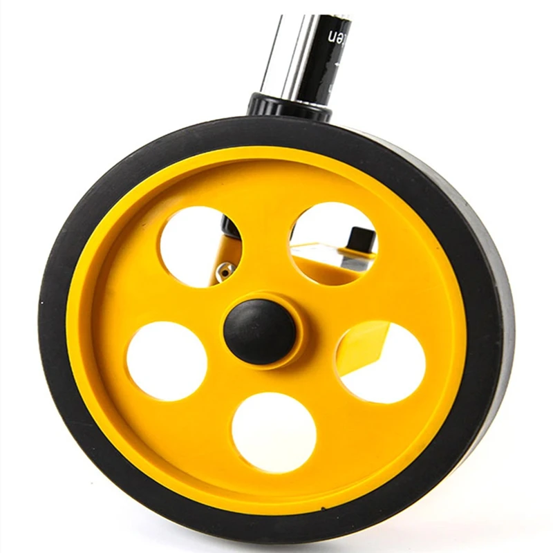 Measuring Wheel Telescopic High Visibility Distance Measuring Wheel 0-999.9m Roller Distance Meter Tape Rangefinder