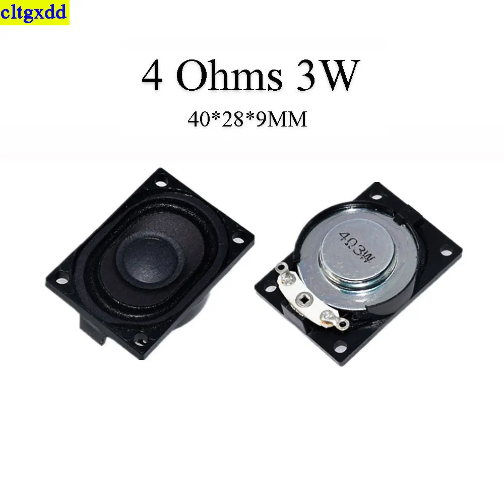 2piece/Lot LCD Monitor/TV Speaker Horn 3W 4R 4028 2840 Loud speaker 4 ohms 3 Watt 4R 3W 40*28*9MM lcd monitor speaker