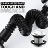 Flip Top Anti-Odor Drain Pipe Set Kitchen Sink Drain Retractable Deodorizing Filter Flexible Downspout Bathroom Anti Clogging 5