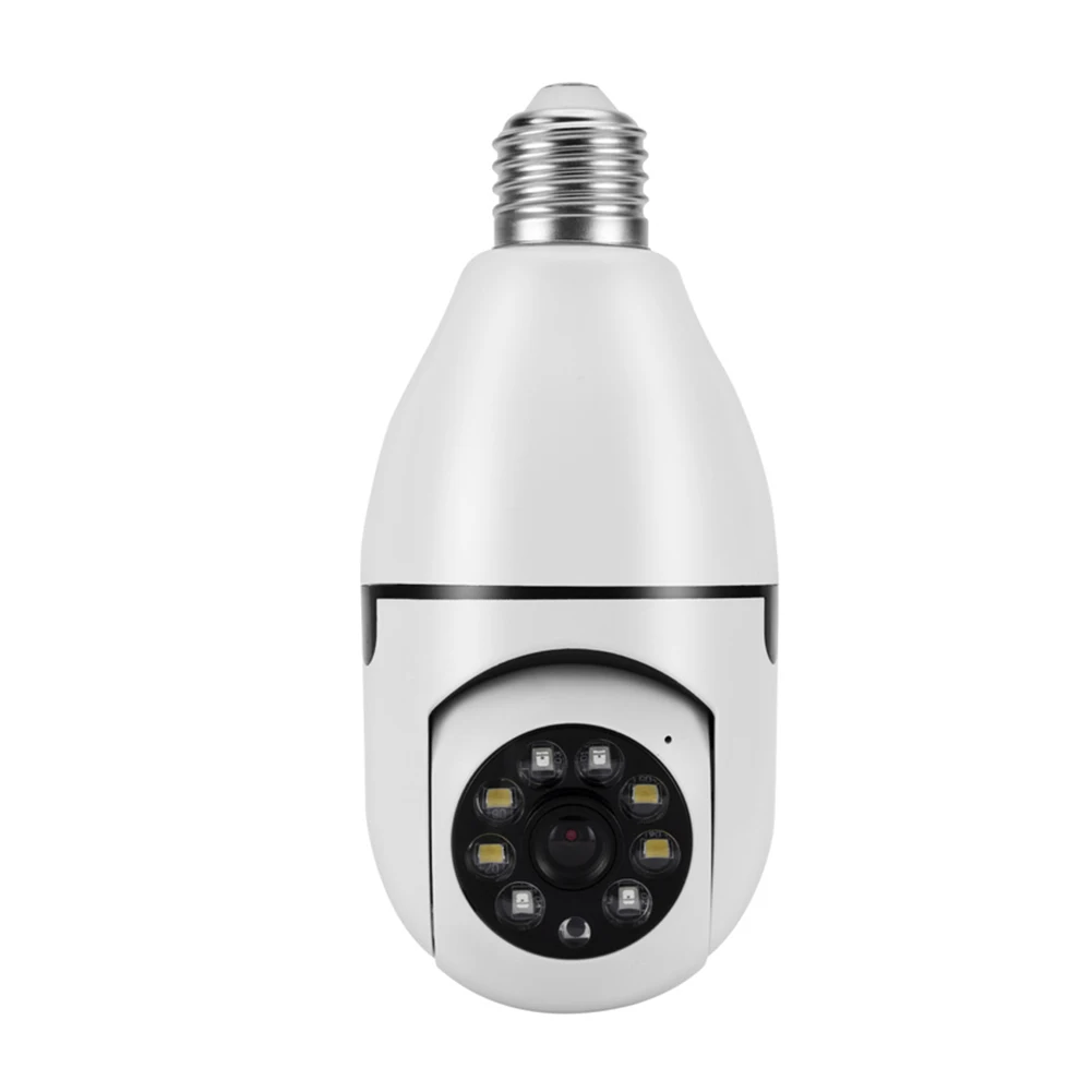 1080P Light Bulb Monitor PTZ Wireless Camera 360° Rotate Full Color