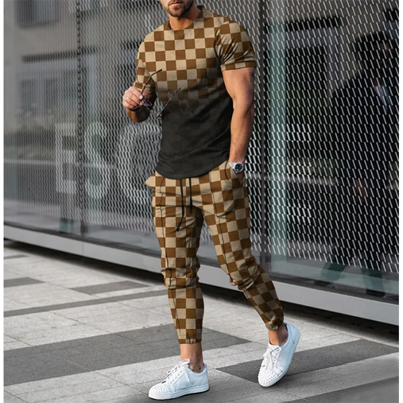 New Summer Men Casual Street Oversized Clothes Sportwear