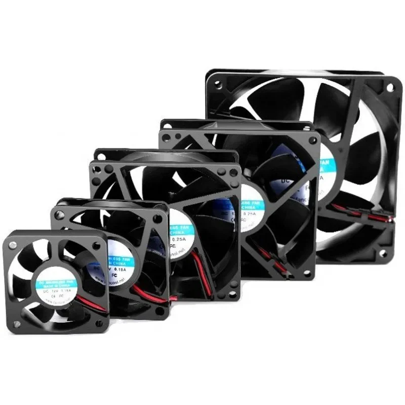 

5V/12V/24V 5 6 7 8 9 12cm Silent Amplifier Computer Inverter Chassis Cooling Fan