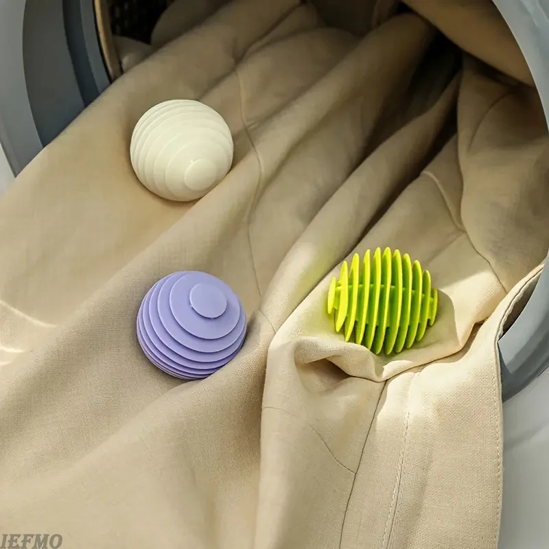 3/6pcs Reusable Anti-tangle Laundry Ball Anti-cloth Knotting Drum Washing Machine Stain Removal Cleaning Ball Dryer Balls Laundr