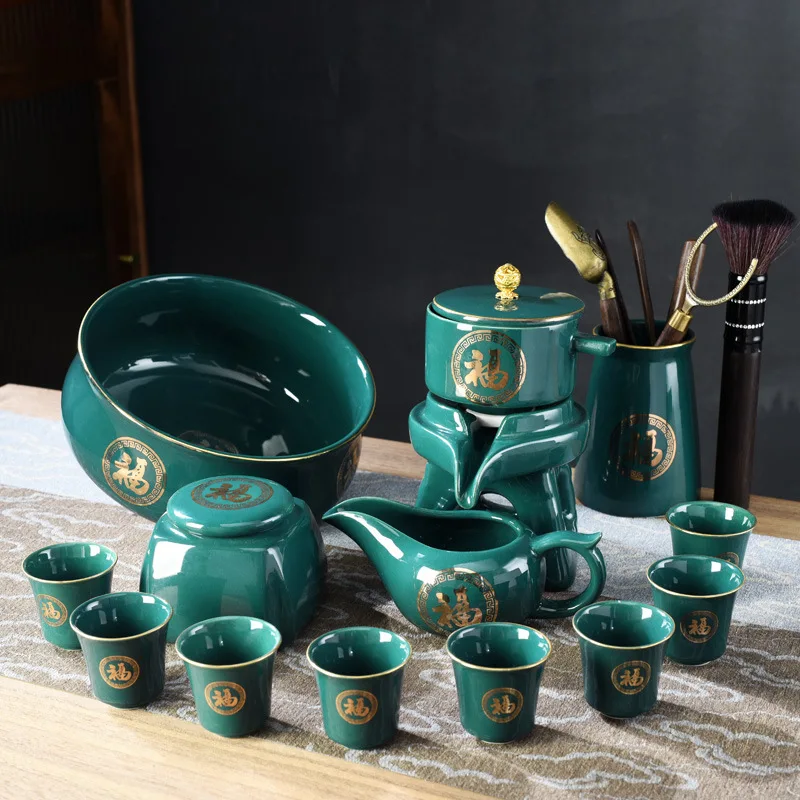 

Vintage Traditional Tea Set Portable Gift Chinese Mug Teapot Gongfu Ceremony Tea Set Services Infusers Juego De Te Mug Teapot