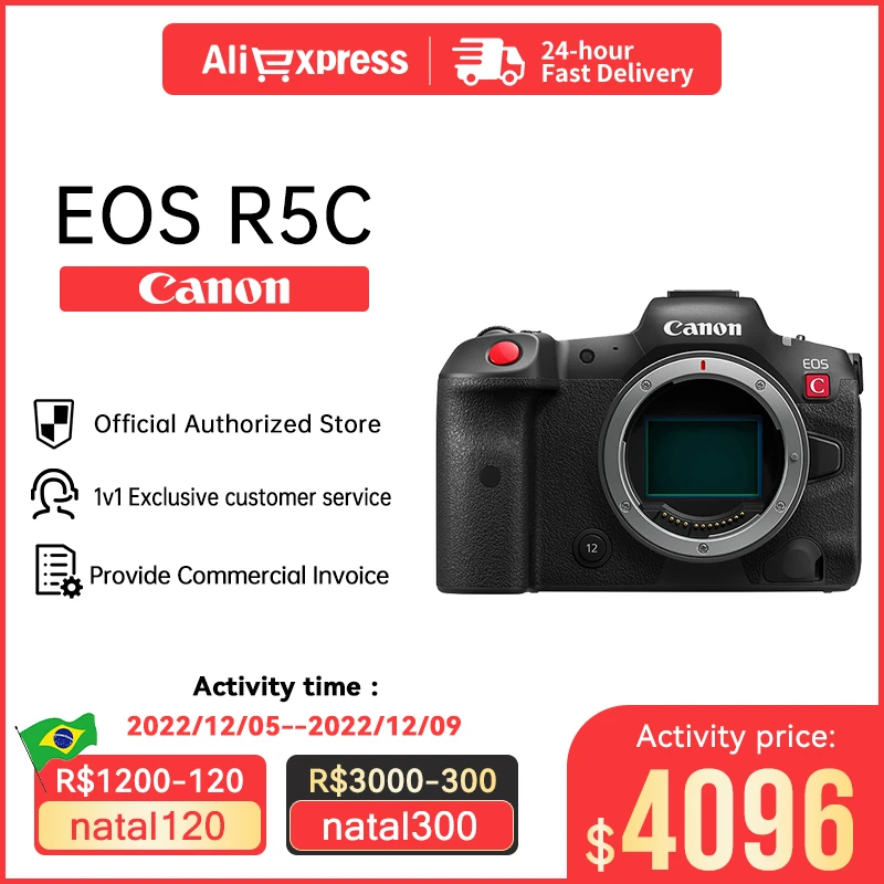 Canon EOS R5C Full frame Professional Flagship Video mirrorless camera
