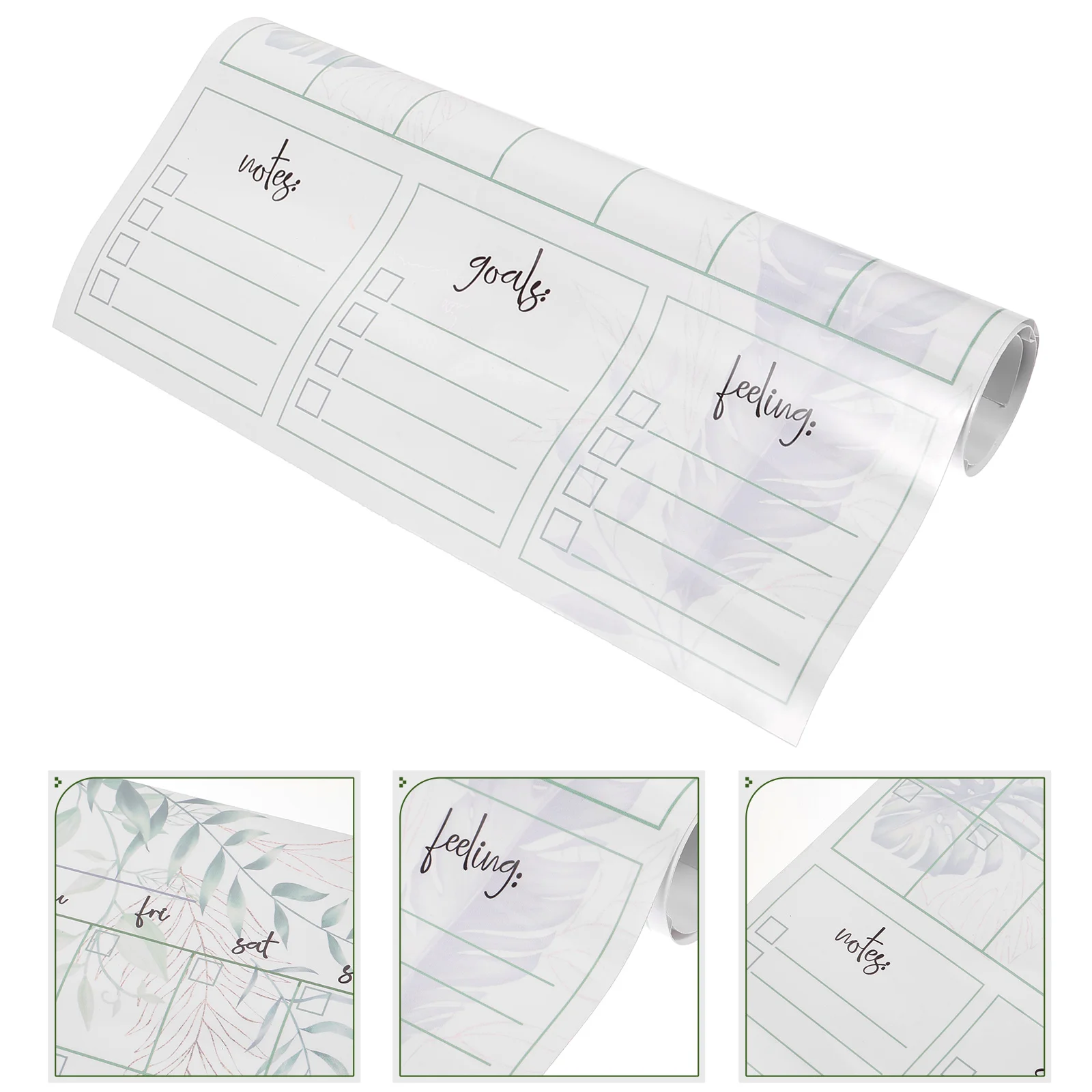 

Wall Stickers Can Be Repeatedly Erased Kids Whiteboard Large Calendar Dry for Fridge Wall-mounted Chore Chart Pvc Charts
