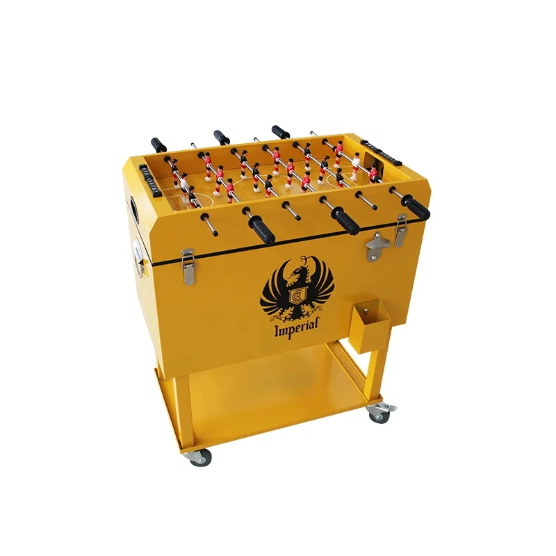 

Football table Game patio drink ice rolling cooler beverage cart