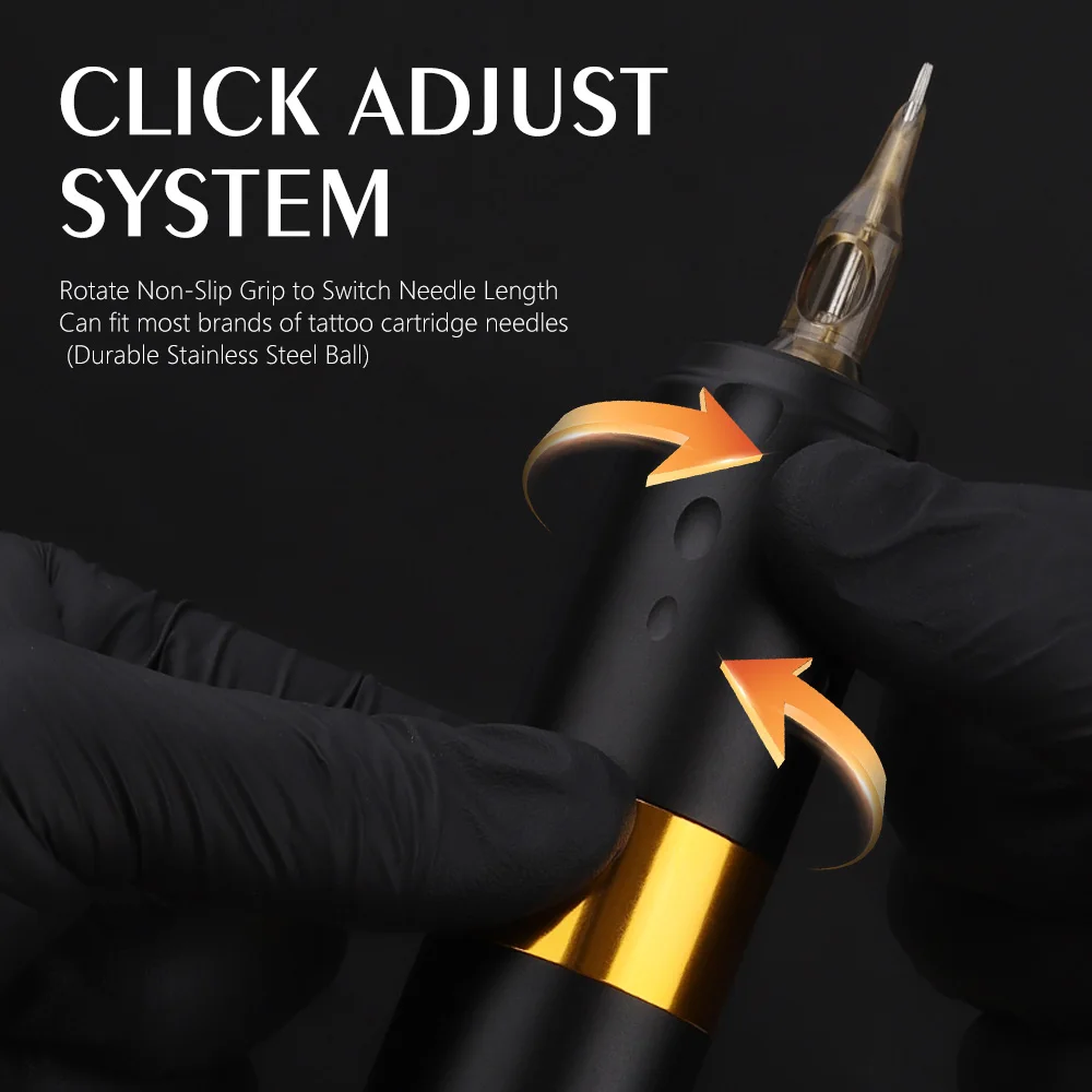 Trex 高品質のタトゥーマシン T-rex-ワイヤレスロータリータトゥーマシン,4.0ストローク