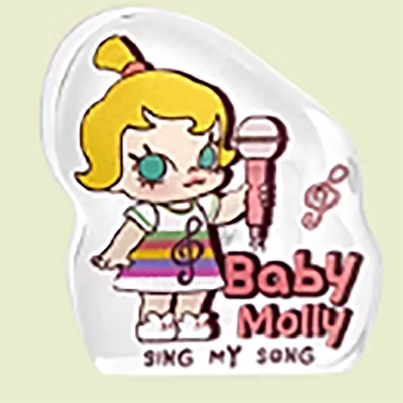 thumbnail image 1 of POPMART BABY MOLLY When I Was Three Series Acrylic Clip Blind Box Perimeter, 1 of 5