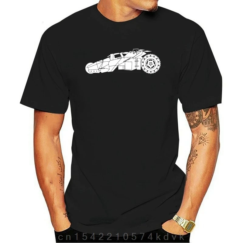 Batmobile T Shirt Manica Corta Uomo Bambini The Dark Knight Trilogy T-Shirt Black Navy Batmobile Tee Mens Gift