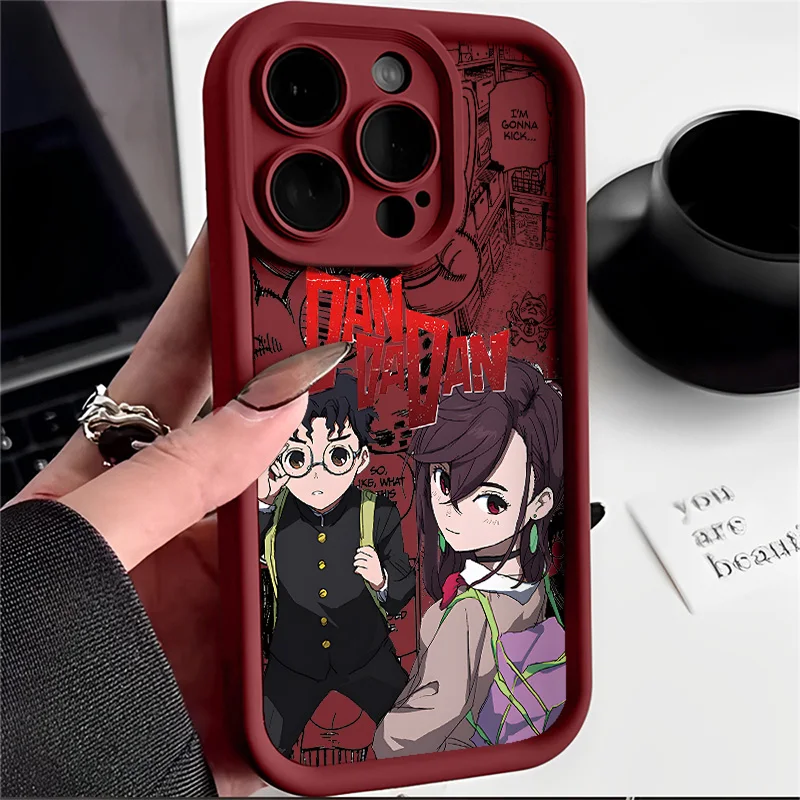 Hot Anime Dan Da Dan Soft Silicone TPU Phone Case Back Cover