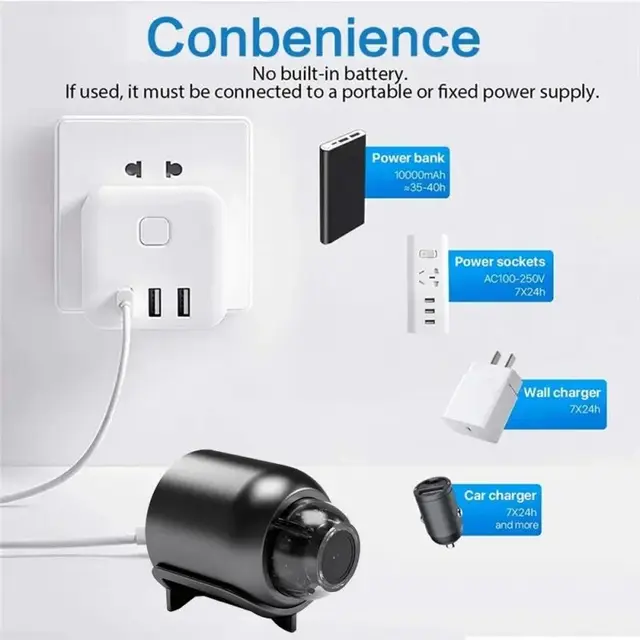 X5 Mini 1080P HD Wireless Camera 4