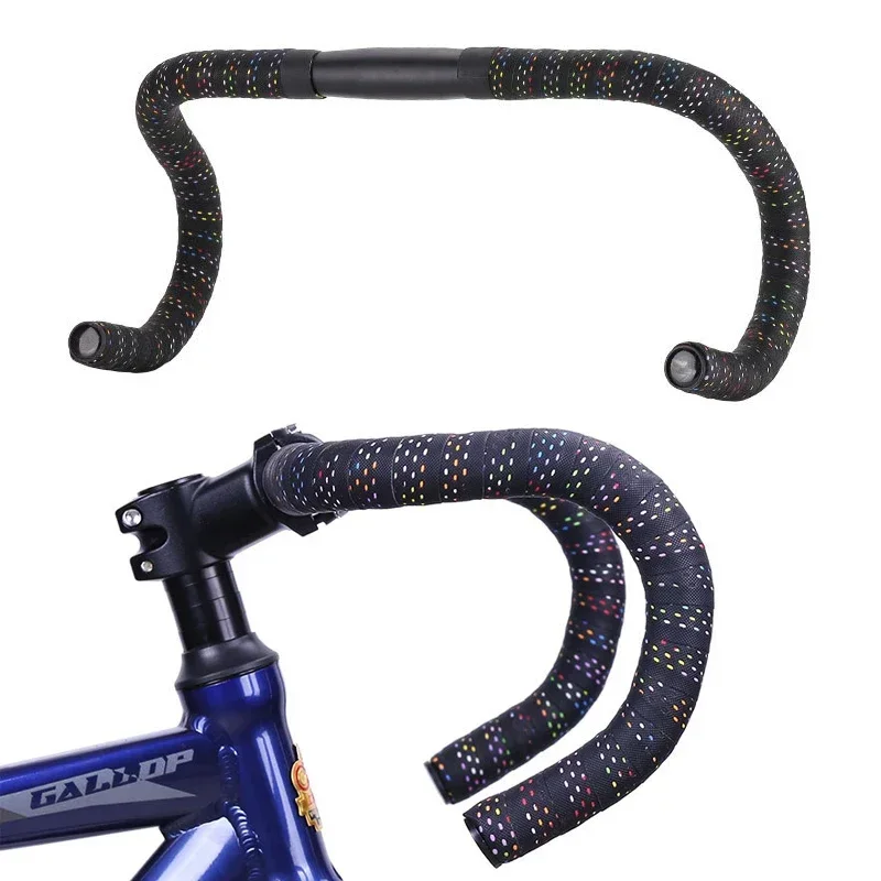 Bike Handlebar Tape Bike Accessory Bicycle Handlebar Tape Non-slip PU+EVA Road Bike Handlebar Tapes Racing Breathable Road Bicycle Tape Bike Accessories