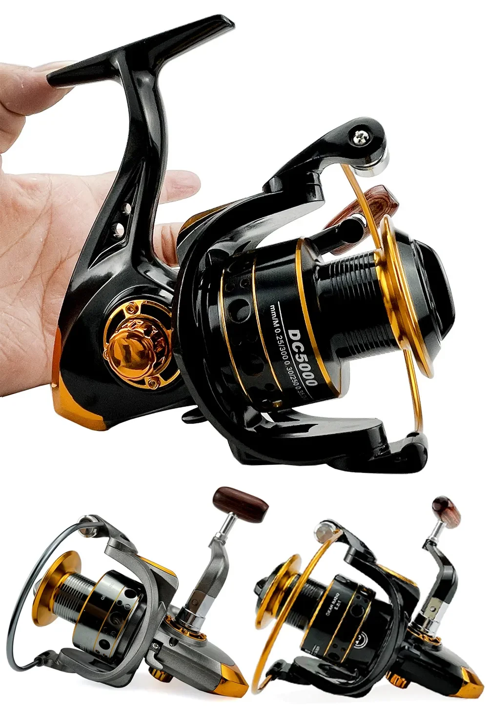Fishing Rod and Spinning Reel Combo Set for Freshwater 1.6-2.4M