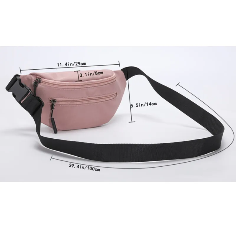 Casual Women Waist Bags 2023 Female Chest Bag Travel Hip Belt Bag Fanny Pack Crossbody Bags Ladies Handbags Designer Purses Sac
