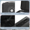 Satellite Travel Case Wear Resistant Stylish Water Proof Portable Satellite Storage Bag for Outdoor Camping RV Travel for Mini 4