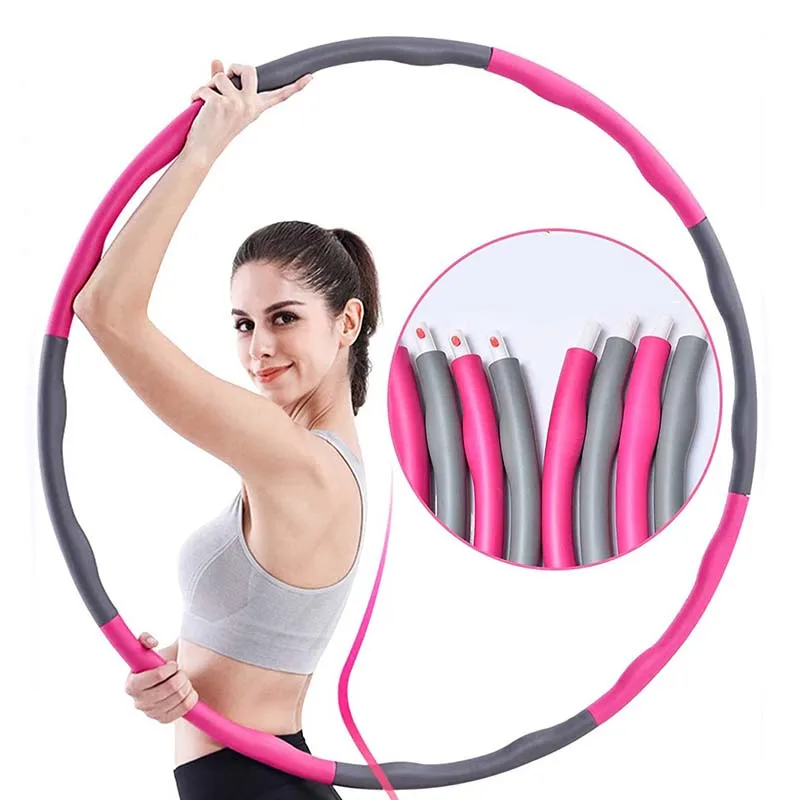 Fitness Hoop Removable Massage Foam Adult Weight Loss Training Equipment Hula Circle