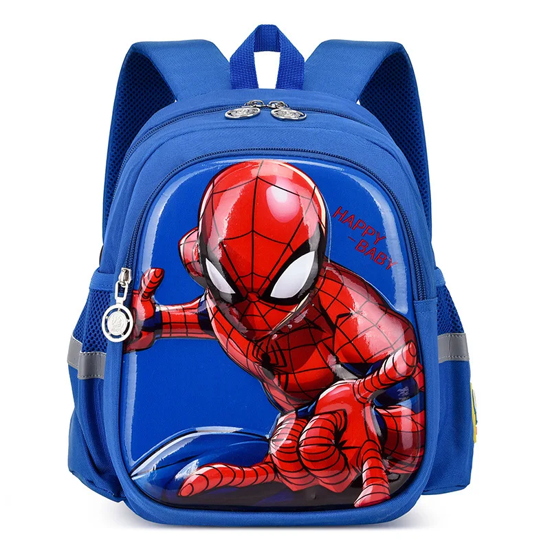 2022 Disney New Kindergarten Bag For Boys Spider Man Student Shoulder Orthopedic Backpack Age 3-8 Kids Birthday Gifts Mochila