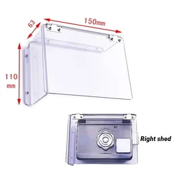 Durable Waterproof Outdoor Cover for Electric and Mechanical Door Locks (Right shed)