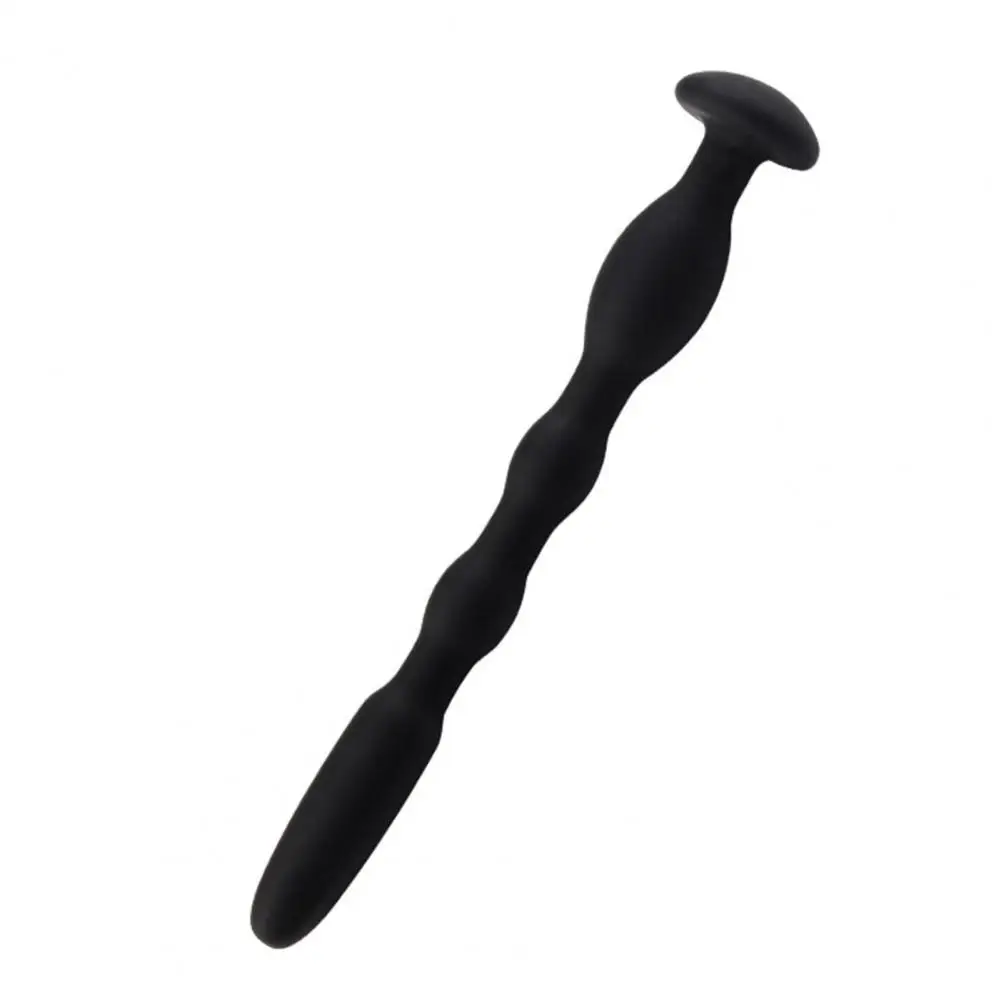 Penis Catheter Burr Free Round Head Flexible Urethral Sounding Rod Adult Sex Toy Black Urethral Sounds Penis Plug Beginner