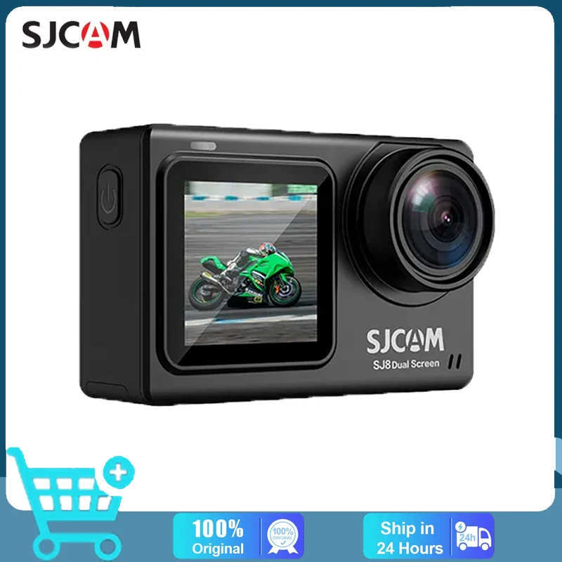 SJCAM Action Camera SJ8 Dual Screen 4K 30FPS 20MP Waterproof WiFi Night Vision Touch Screen Sports Cameras