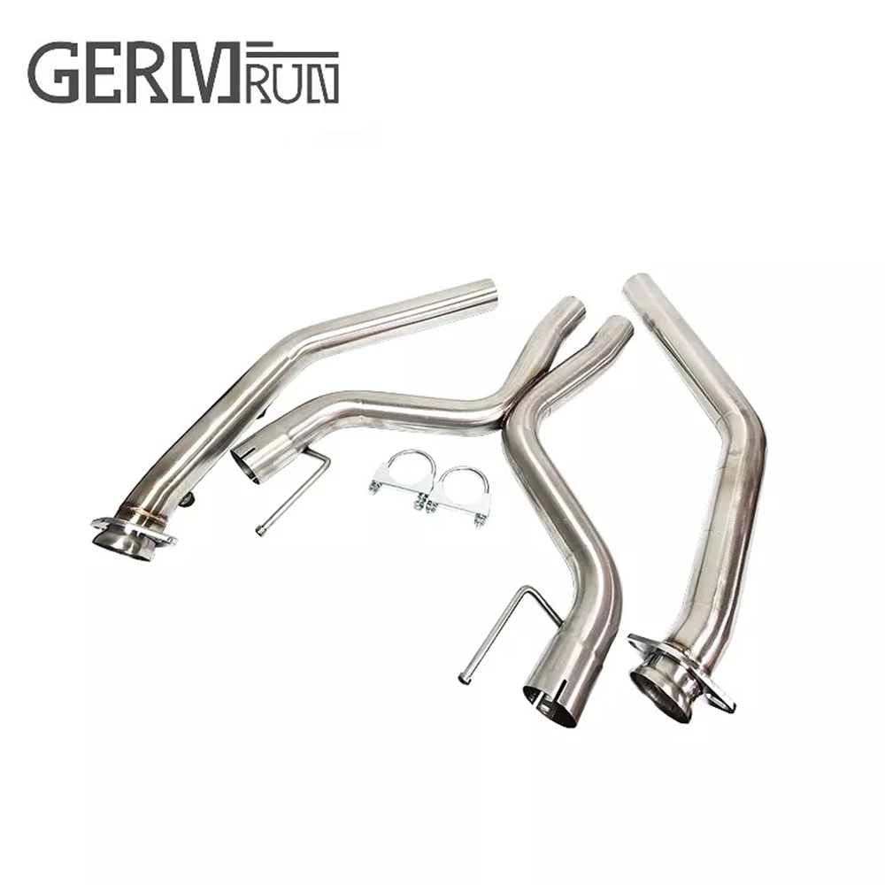 Catback exhaust x pipe kit for 05 10 ford mustang 4 6l v8 stainless