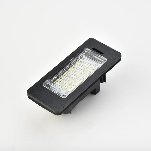 White LED license plate light  Suitable for BMW, 6000k white light license  plate light plug and play on AliExpress