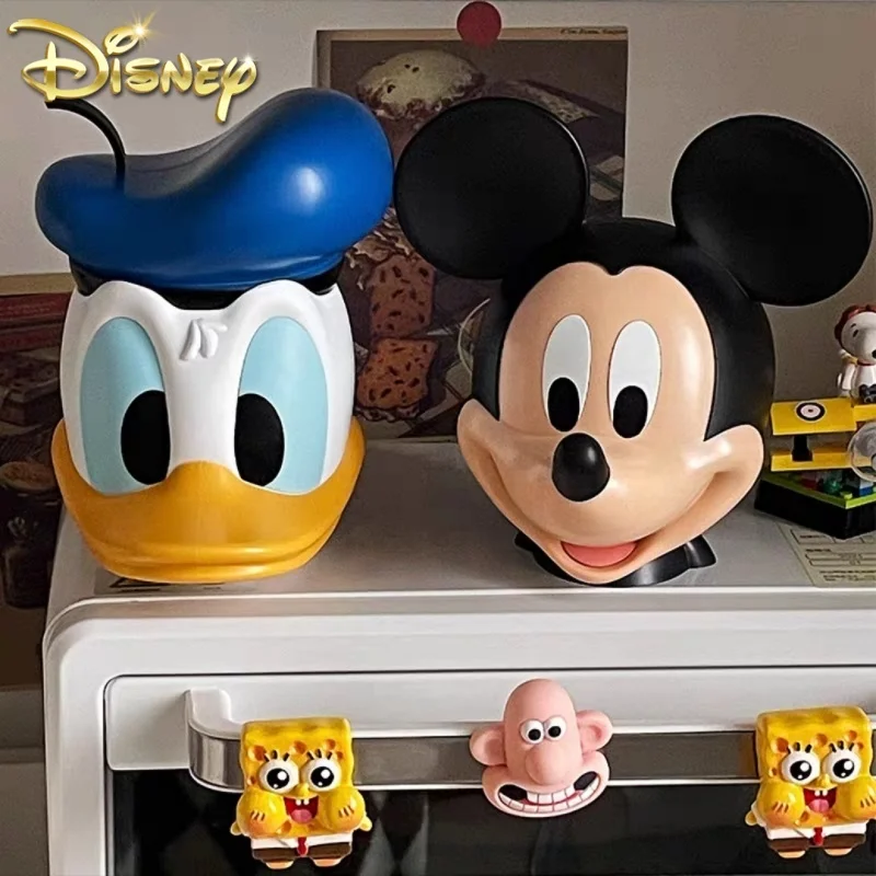 

New Aoger Disney Mickey Mouse Donald Duck Piggy Bank Cute Home Ornaments Coin Storage Jar Money Box Festival Birthday Gift