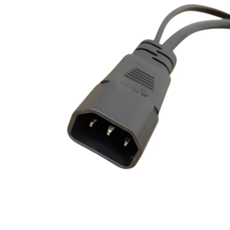 Y Ÿ ø  ڵ, IEC320 3  C14- C13 + 2 Ȧ, EU 4.0mm   AC  ڵ 0.3m