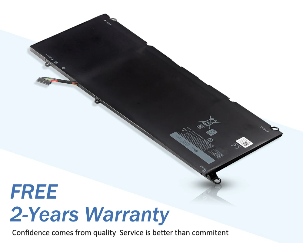 Etesbay-bateria do Portátil para Dell Pw23y Xps 13 9360 9350 13d 9343 Rnp72 Jd25g Jhxpy Rwt1r P54gtp1gt 5k9cp Din02 7.6v 60wh - Imagem 3