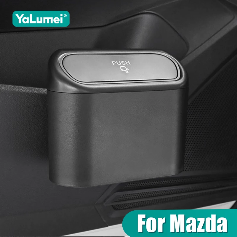 For Mazda 2 3 6 CX-5 CX5 CX3 CX7 CX8 MX5 CX30 CX50 CX60 MX30 2003- Car Trash Bin Accessories