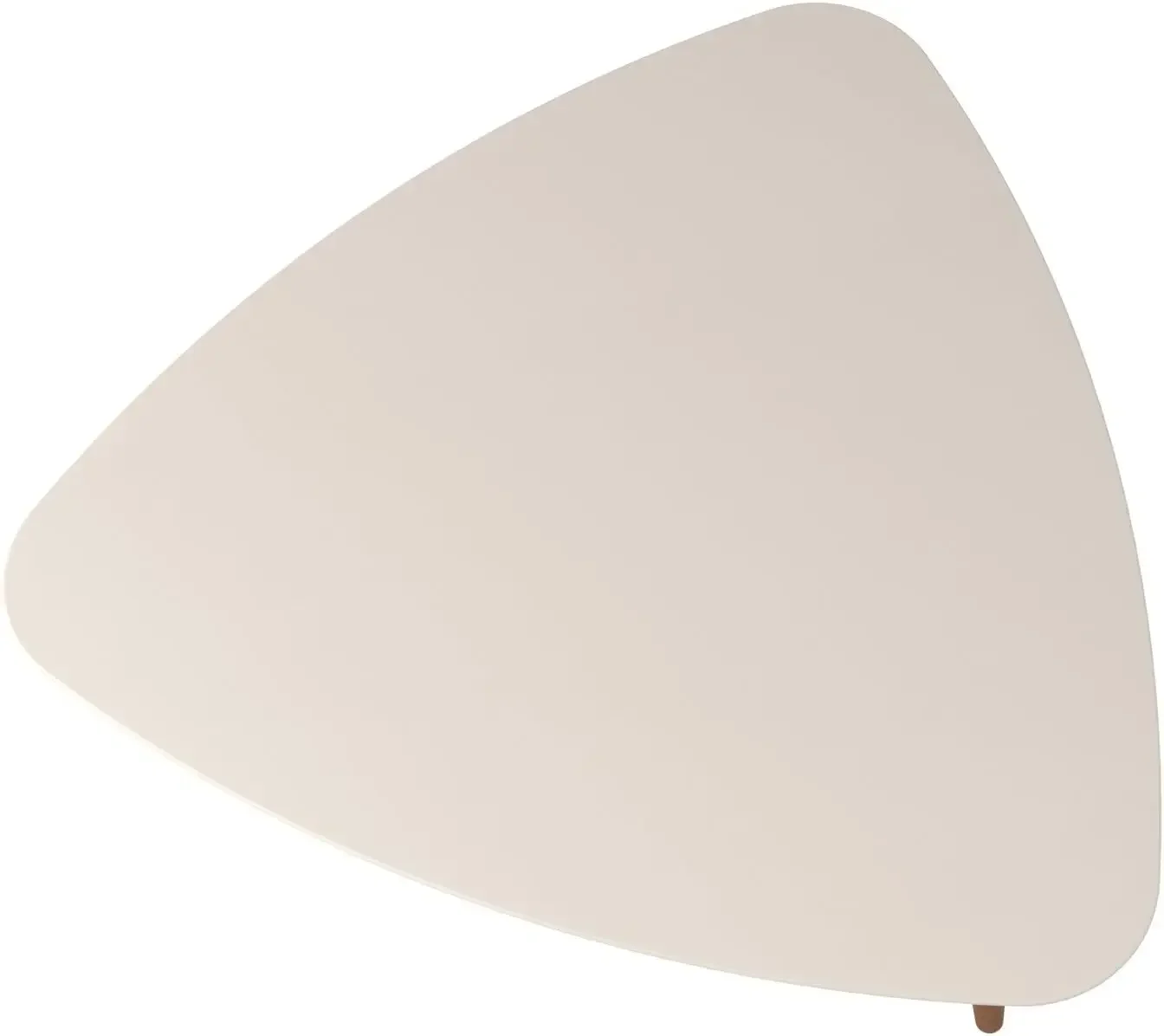 Utopia Low Triangle Coffee Table, Off Off White 5
