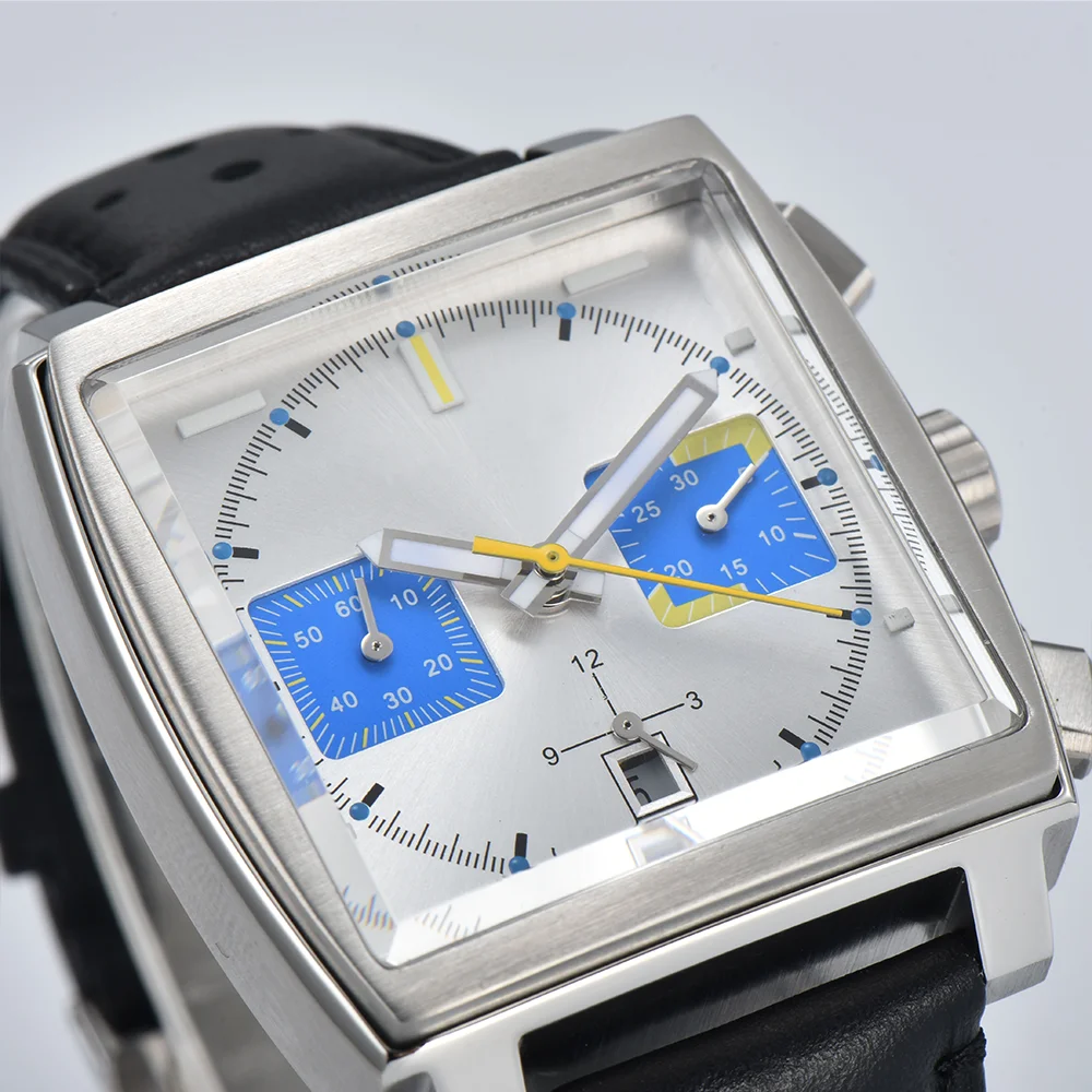 남성용 방수 시계, 다기능 타이밍 코드, 자동 무브먼트, 40mm 케이스, ETA7750