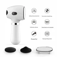 Portable Electric Foot Grinder Heel Exfoliation Pedicure Tool Peel Callus Remover 3 Speed Exfoliator Foot Dead Skin Removal 2