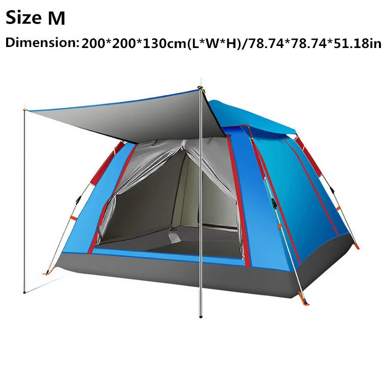 Outdoor 3-4 people fully automatic camping camping Waterproof Thicken Tent N0X0 
