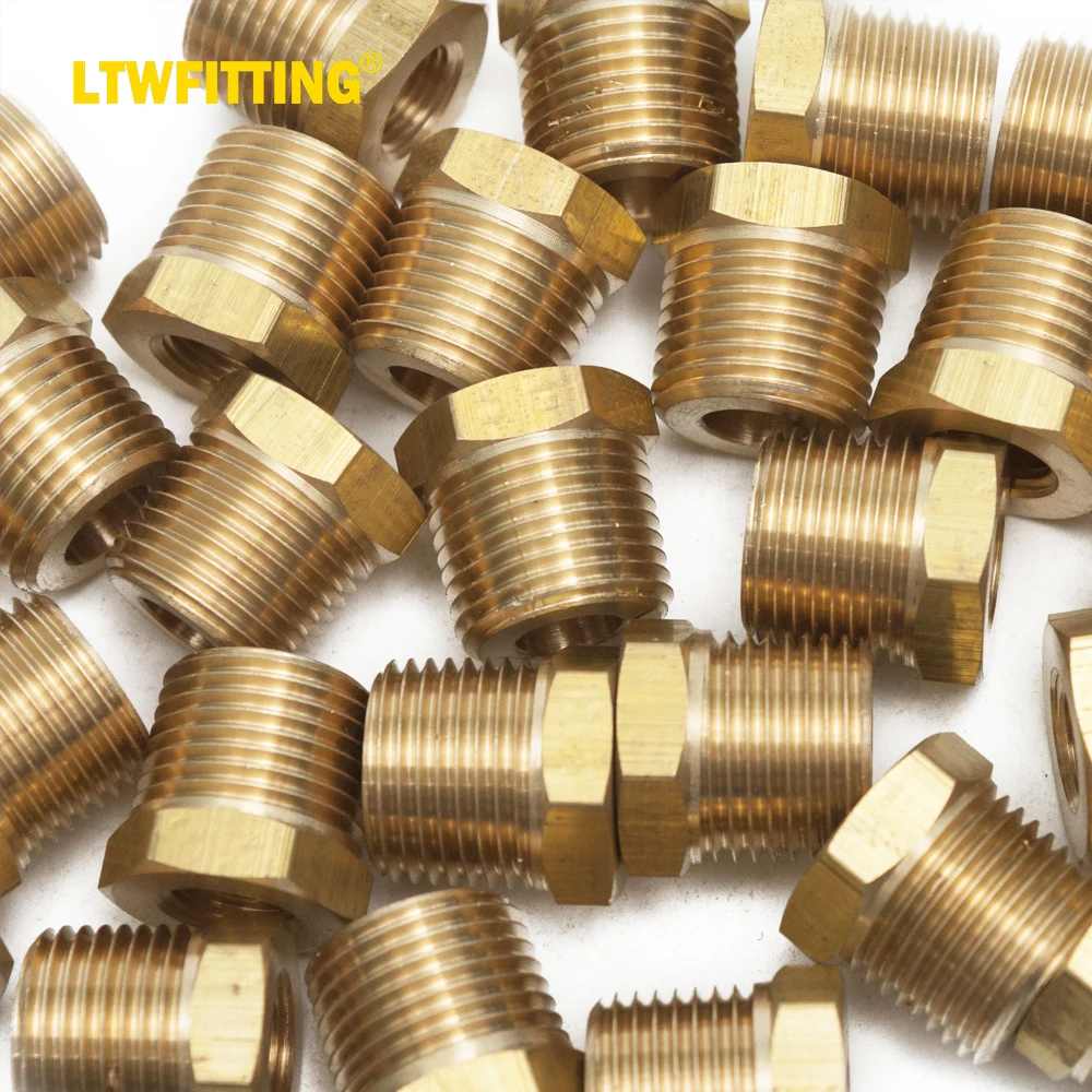 

LTWFITTING, Латунная Труба, шестигранная стандартная арматура, 3/8 дюйма, штекер x 1/8 дюйма, гнездо NPT, топливная (комплект из 200)