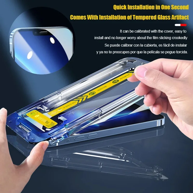 Premium Privacy Tempered Glass Screen Protector with Auto Install Kit - Anti-Spy Technology for Ultimate Screen Security