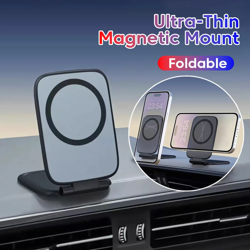 Sleek Portable Magnetic Phone Holder Stand