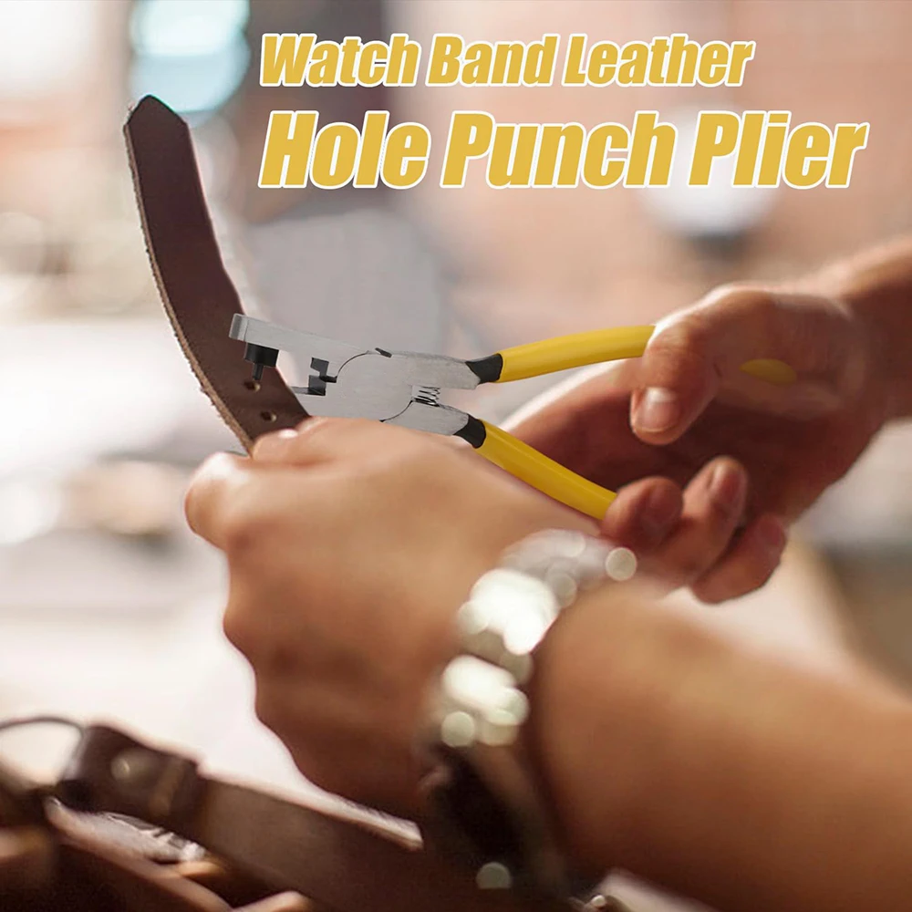 Leather Hole Punch Plier – 2mm Universal Belt & Fabric Punch Tool for DIY Craft & Repair 3