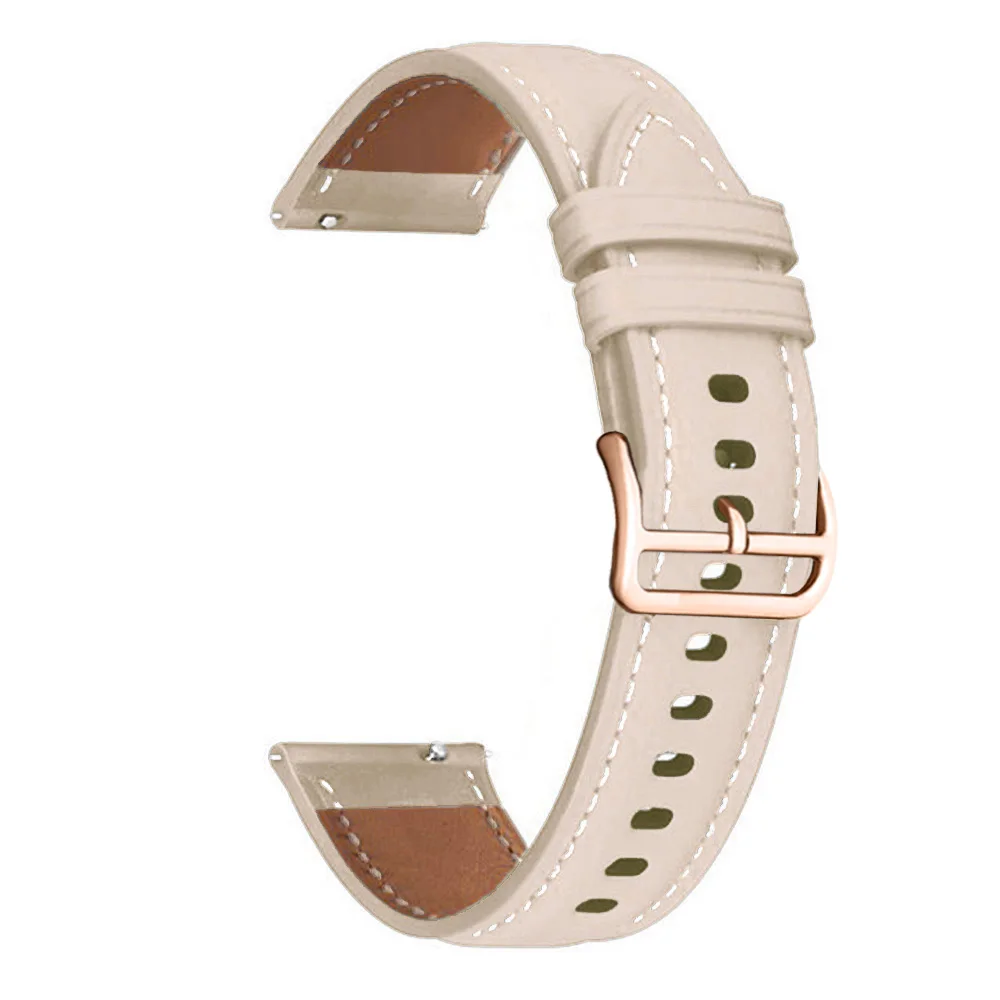 Premium 20mm Leather Watch Strap – Elegant Watchband Bracelet