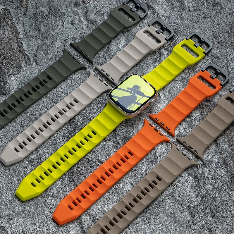 Silicone Wave Bracelet Wristband