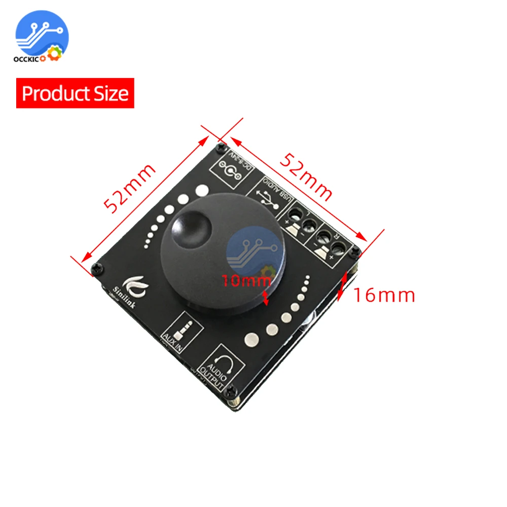 Bluetooth 5.0 20WX2 Stereo Power Digital Amplifier Board Module AMP Amplificador Home Theater 12V 24V 3.5mm AUX USB XY-AP15H audio amplifier board rf amplifier operational amplifier pre amplifier audio tube amplifier