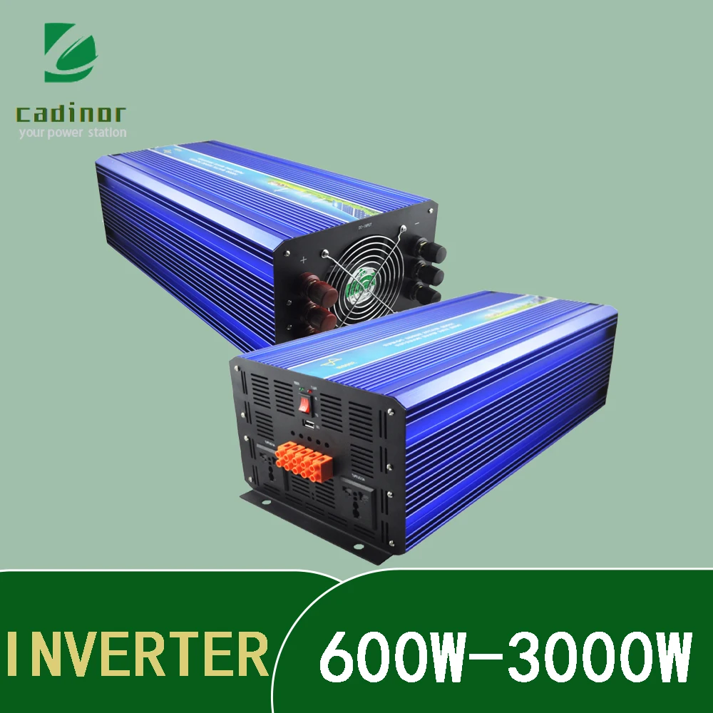 Inverter Power Inverter A Onda Sinusoidale Pura 3Kw Tensione Dc 12V 24V 48V 96V A Ac 110V 220 Convertitore Vtransformer Inverter Solare Eolico