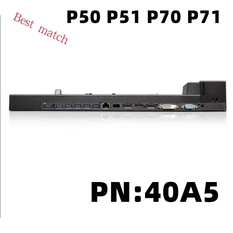 Per Lenovo P50 P51 P70 P71 Workstation Dock 40A5