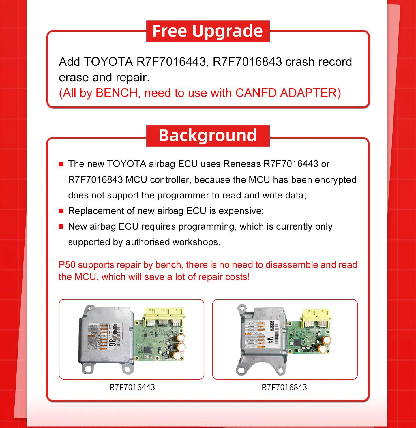 OBDSTAR P50 Update Overview
