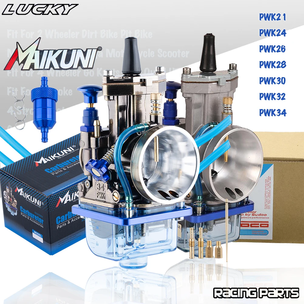 Motorcycle Carburetor PWK 21 24 26 28 30 32 34mm For Mikuni Maikuni 2T