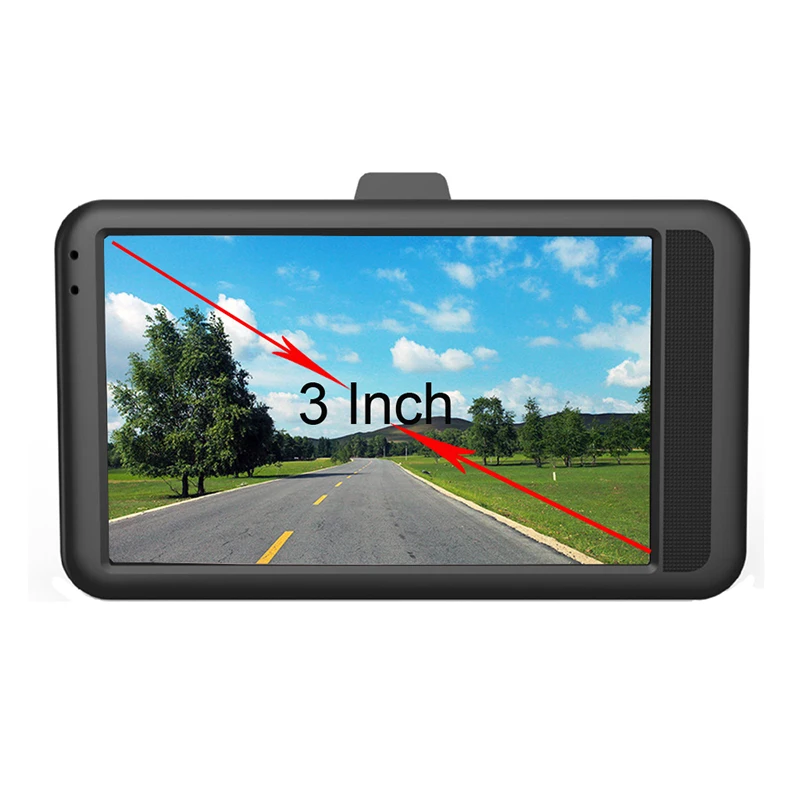 

Автомобиль камера для приборной панели для автомобиля 3-дюймовый 1080P ЖК-дисплей широкоугольный видеорегистратор высокой четкости с ночным видением Автомобильный видеорегистратор