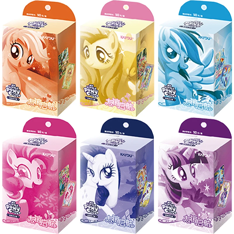 KAYOU Genuine My Little Pony Cute & Funny Party Collectible Cards